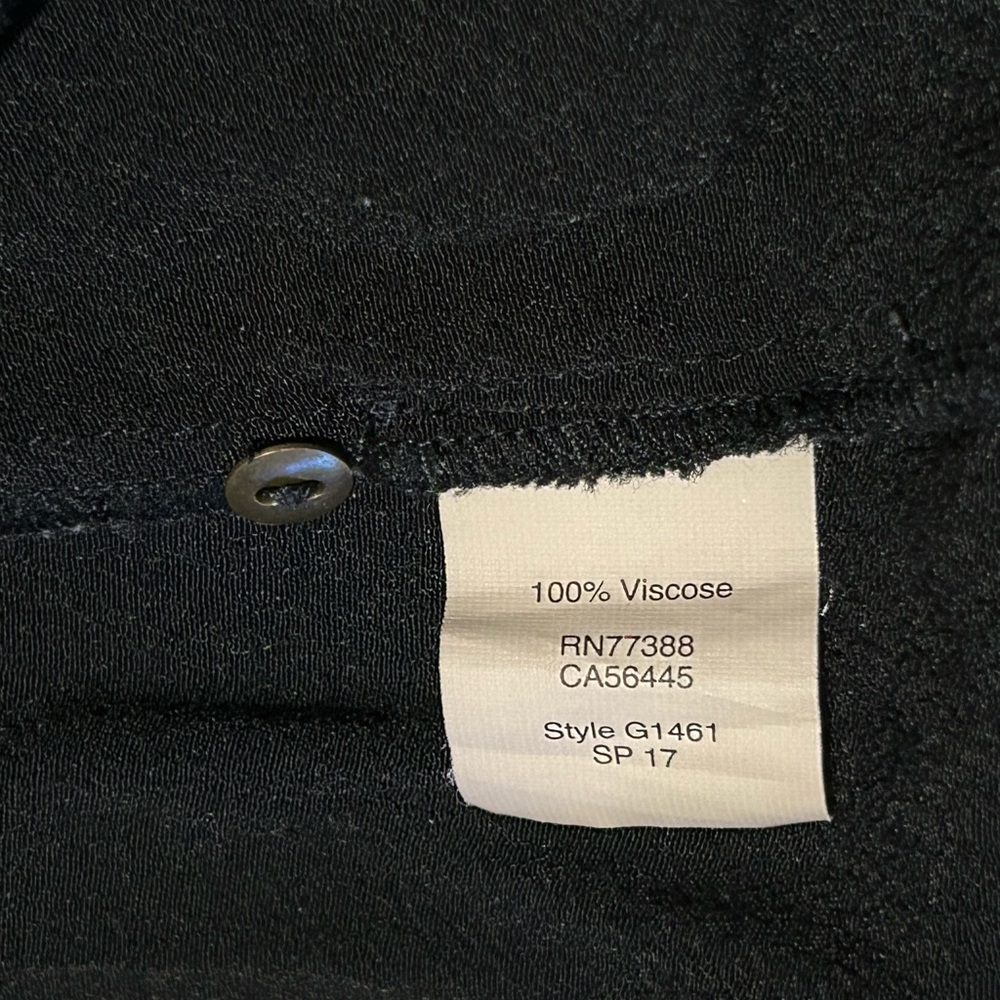 Madewell Memory Keyhole Black Tank Top - Picture 6 of 8